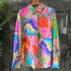 European Goods Color Silk Top - Image 3