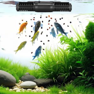 Aquarium Wave Maker Adjustable Cross FlowPump With Controller 25W 1428 GPH